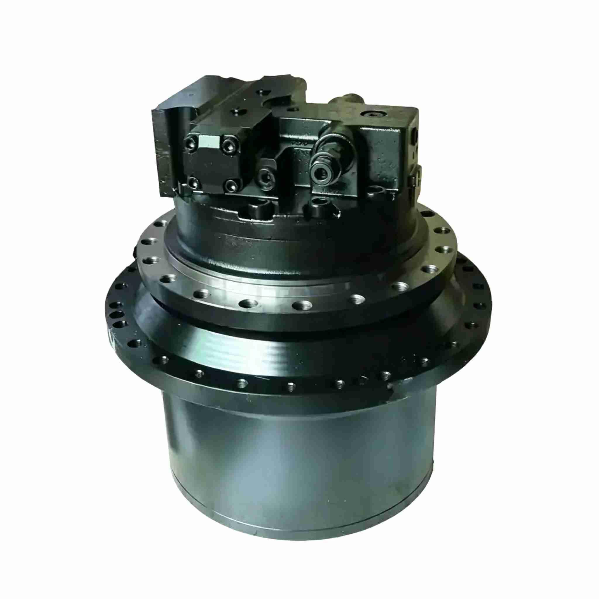 Excavator parts suitable for Sany SY375 hydraulic travel motor, gearbox, and travel reducer assembly.