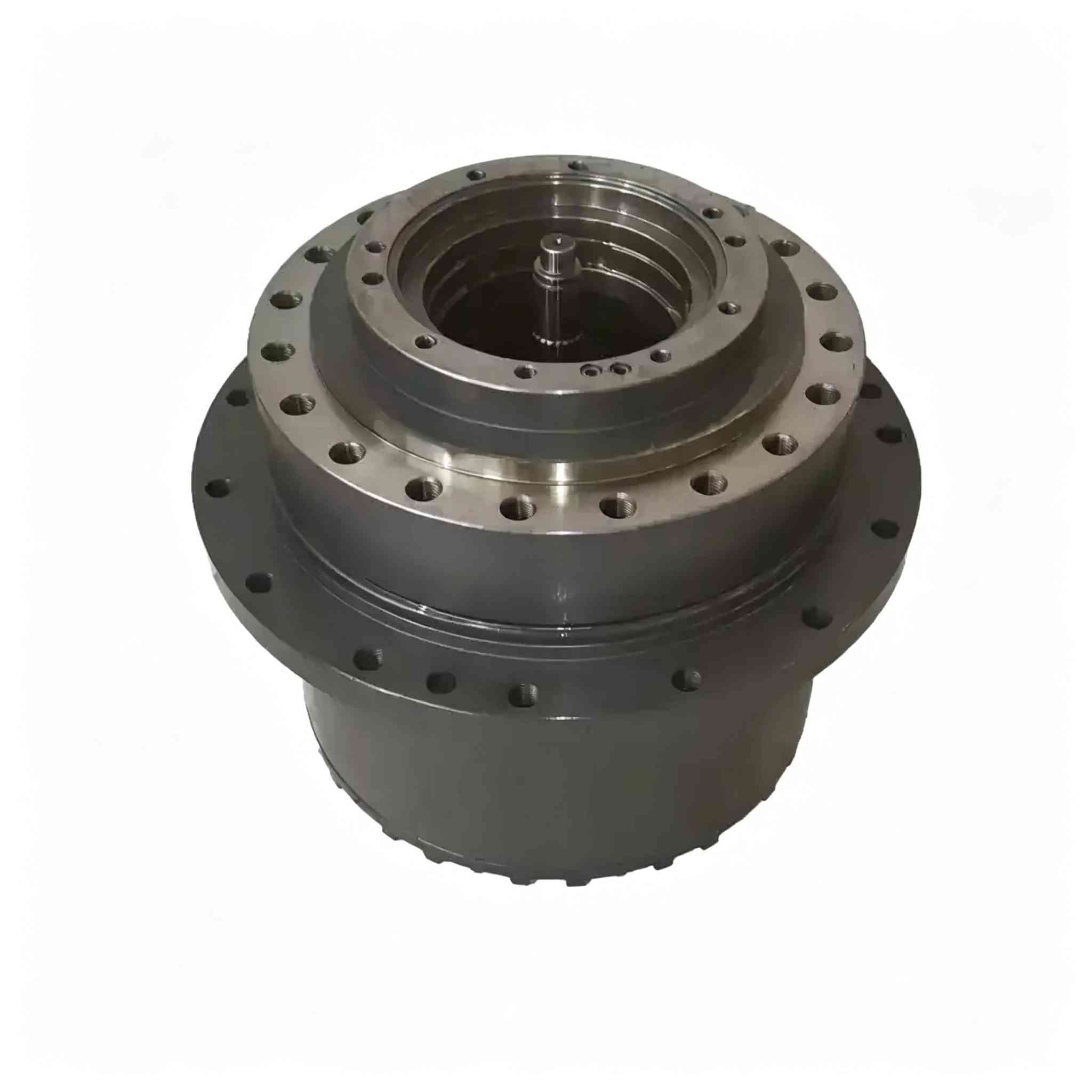 Excavator parts compatible with Kato HD512 travel gearbox reducer assembly, upper hole 20, lower hole 15.