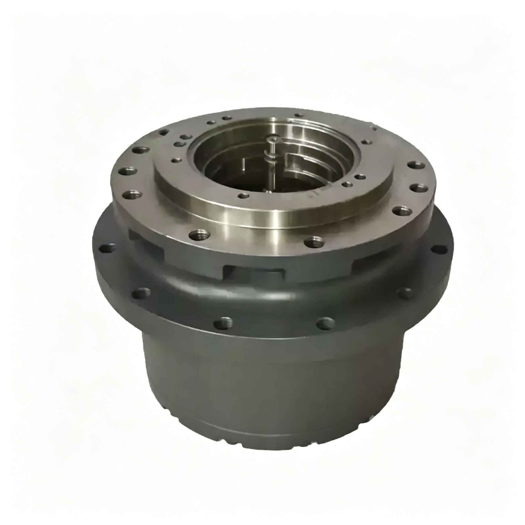 Excavator parts: Yuchai YC60-8 travel gearbox reducer assembly GM06VA, upper hole 9, lower hole 12