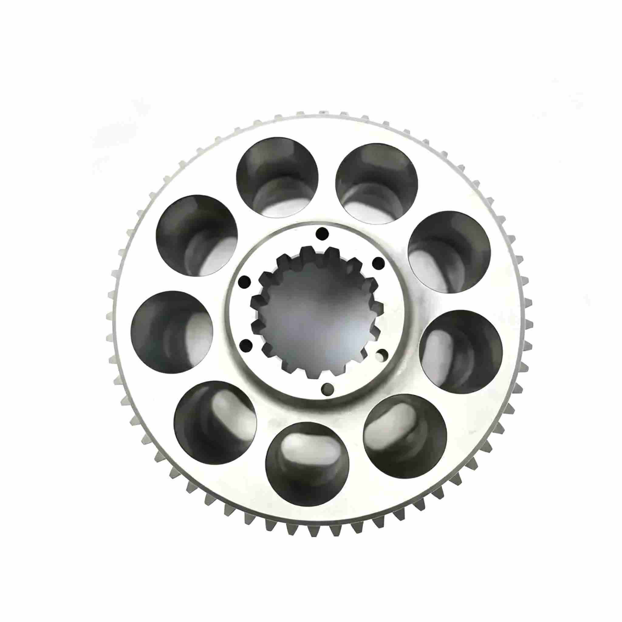 Excavator parts hydraulic pump PVD-2B-36 (pump body, flat nine-hole column, copper head, swashplate, distributor plate)