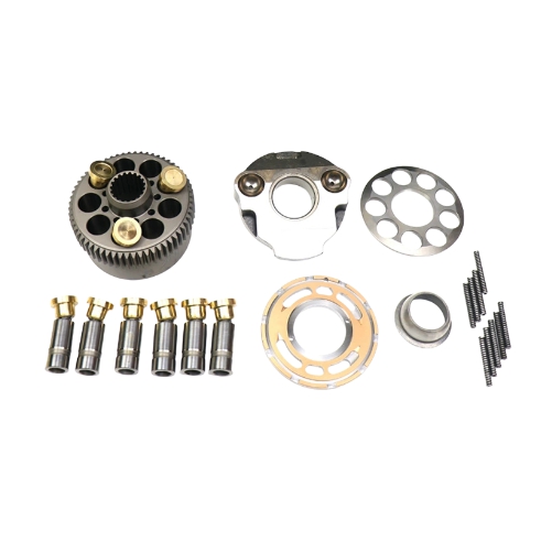 Excavator parts hydraulic pump components pump body, flat nine-hole column copper head swash plate, oil distribution plate, distributor plate TM40VD