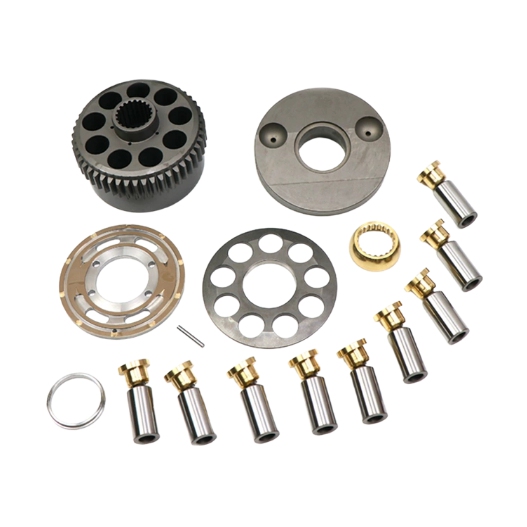 Excavator Parts Hydraulic Pump Components (Pump Body, Flat Nine-Hole Column Copper Head Swashplate, Distribution Plate, TM22)