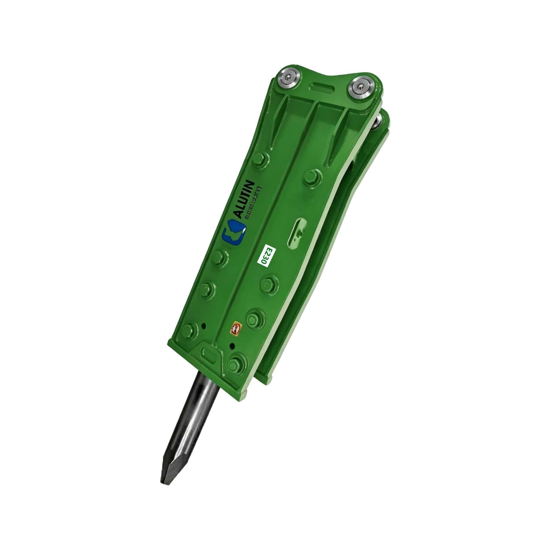 E230 excavator breaker hammer, hydraulic cannon head, right-angle breaker.