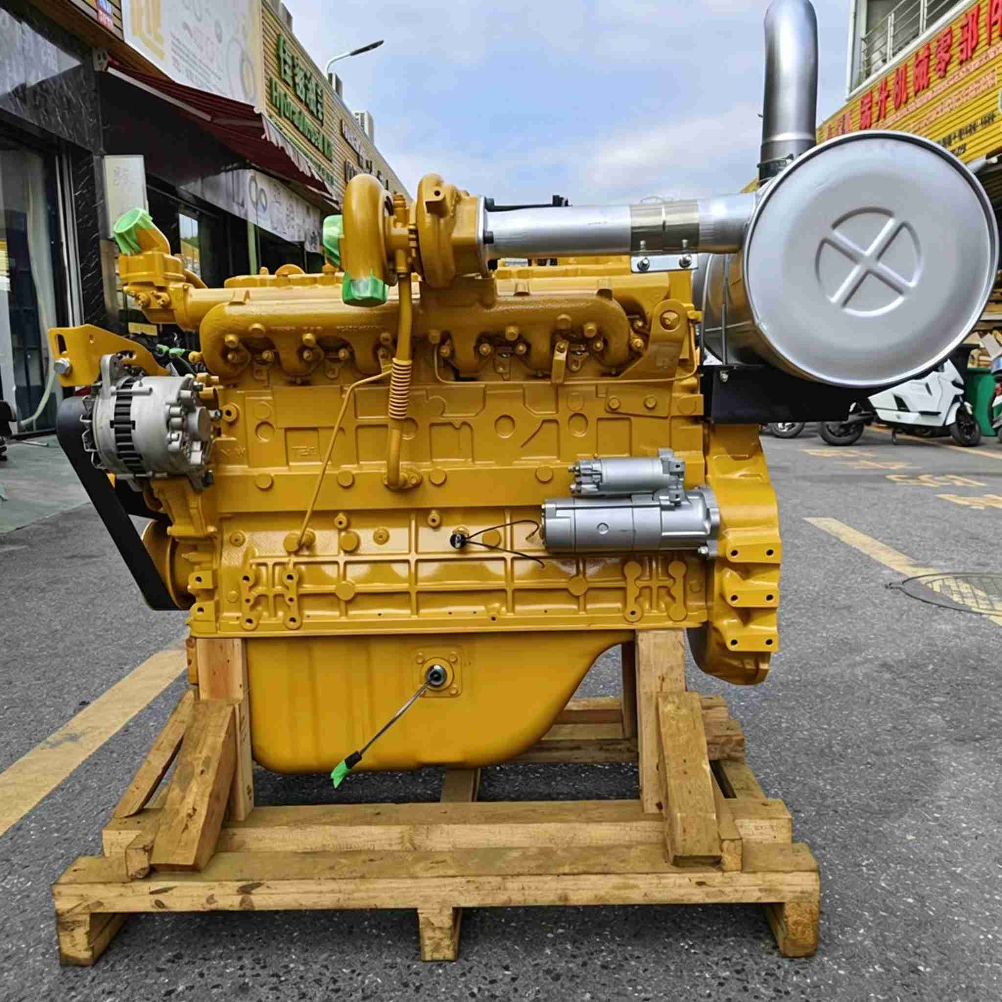 Remanufactured engine block cylinder block four-piece overhaul parts for Caterpillar excavators E320C 320D and Mitsubishi S6K