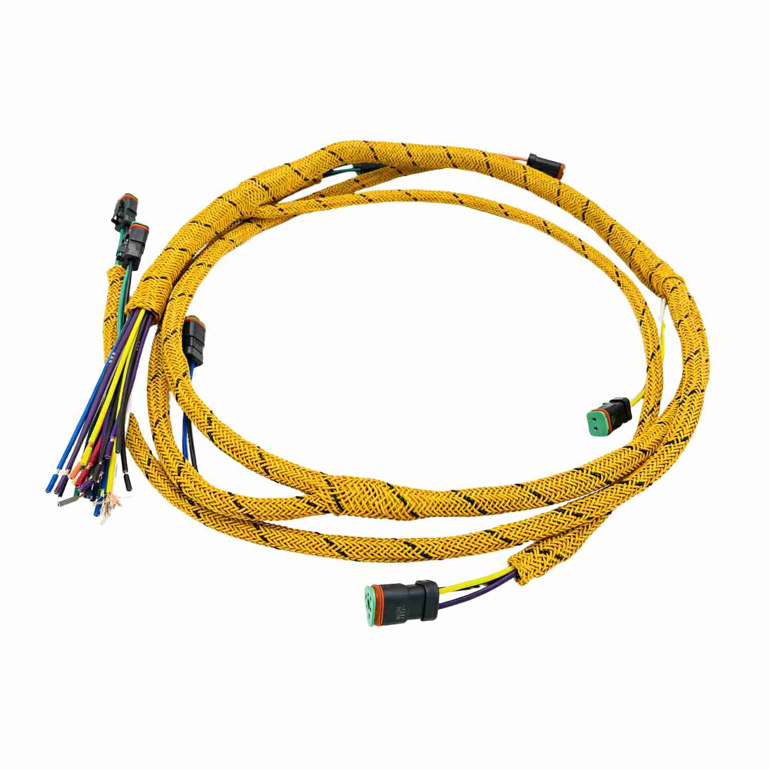 Excavator wiring harness Caterpillar 312C hydraulic pump repair line