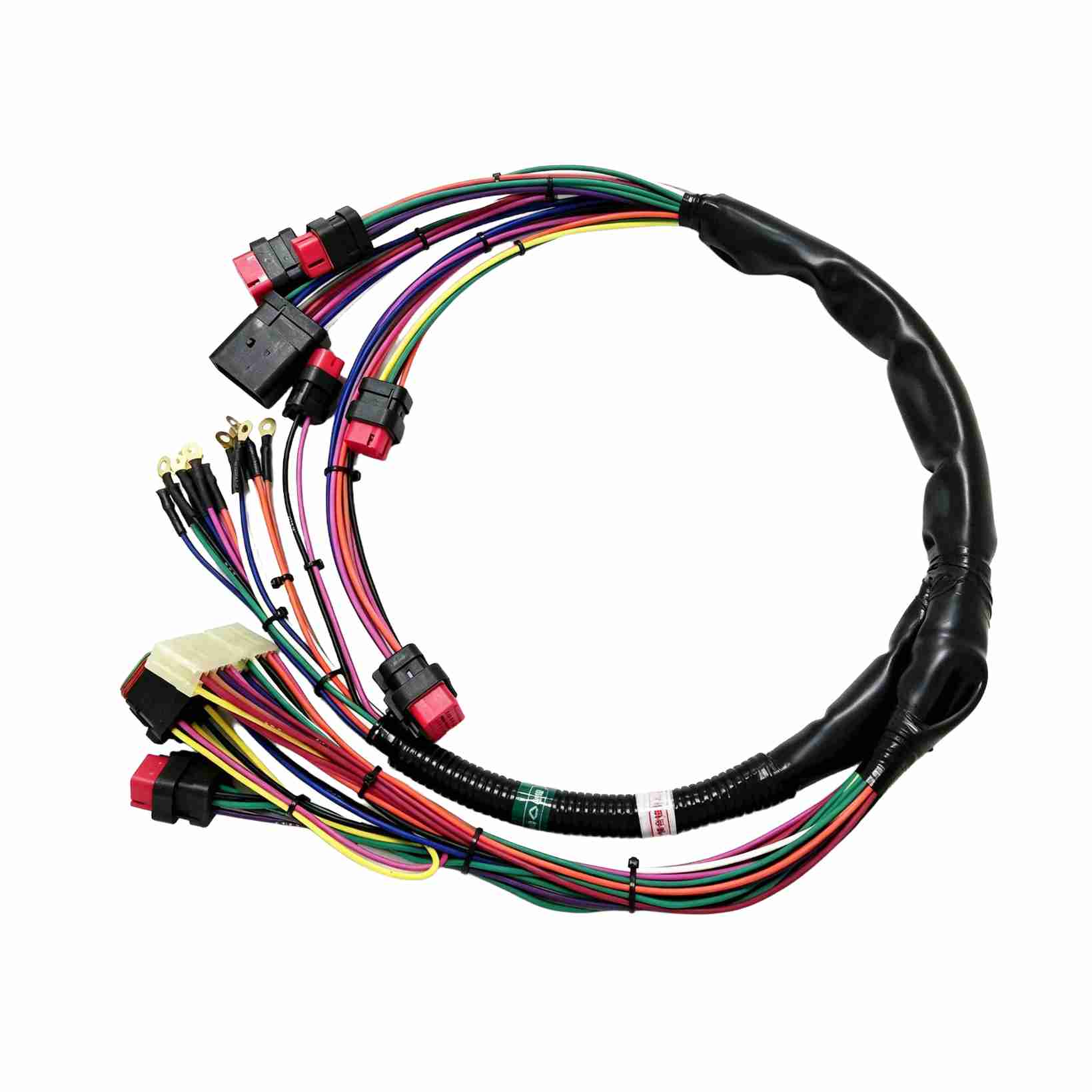 Caterpillar excavator parts: 320D key switch wire, 330D left and right handrail control panel wiring harness